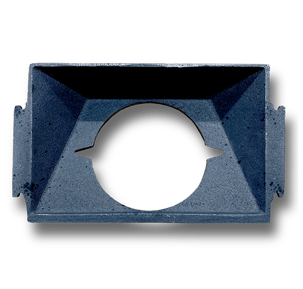 Grey Iron Casting - rectangular-to-round inlet adapter_clear-shadow-1_600px