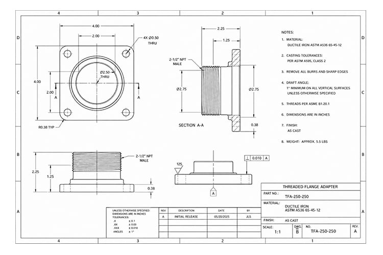 From CAD to Casting - designing the perfect Iron Casting