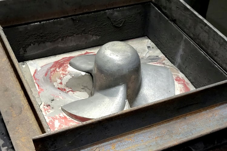 Three Blade Impeller - Mold Making - Green Sand Casting - for Ductile Iron Casting 2