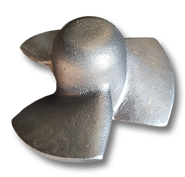 Ductile Iron Casting - Three Blade Impeller - Manufactured at our Alabama Foundry-3
