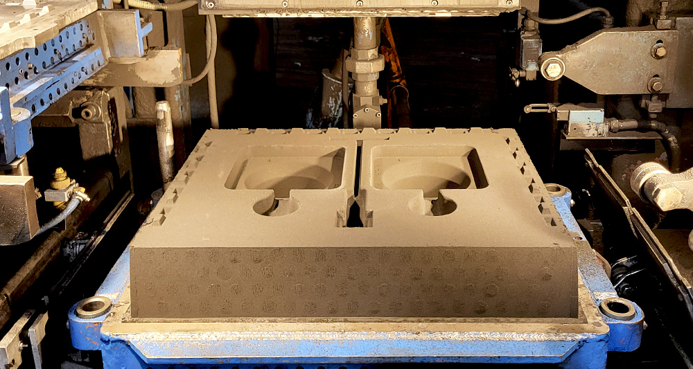 Mold Production for Green Sand Molding at our Alabama Foundry