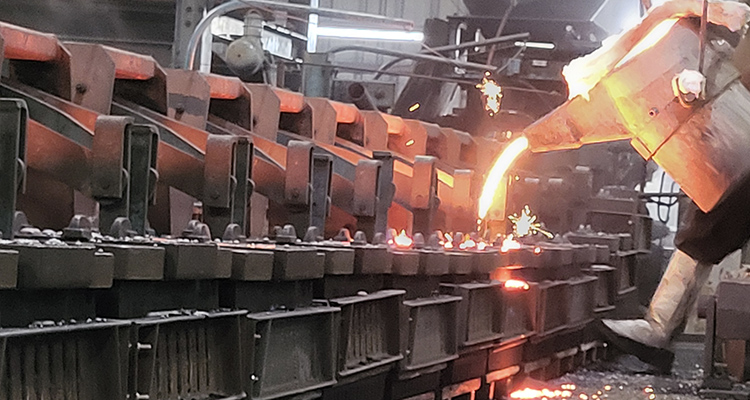Pouring Molton Iron at Phenix Foundry